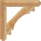 Ekena Millwork Merced Craftsman Rough Sawn Bracket, Western Red Cedar, 4"W x 26"D x 26"H BKT04X26X26MRC04RWR - alternate 4